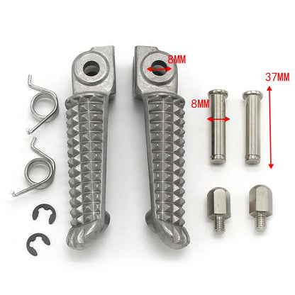 Silver Front Footrest Pegs for Yamaha YZF-R1 (2002-2023)
