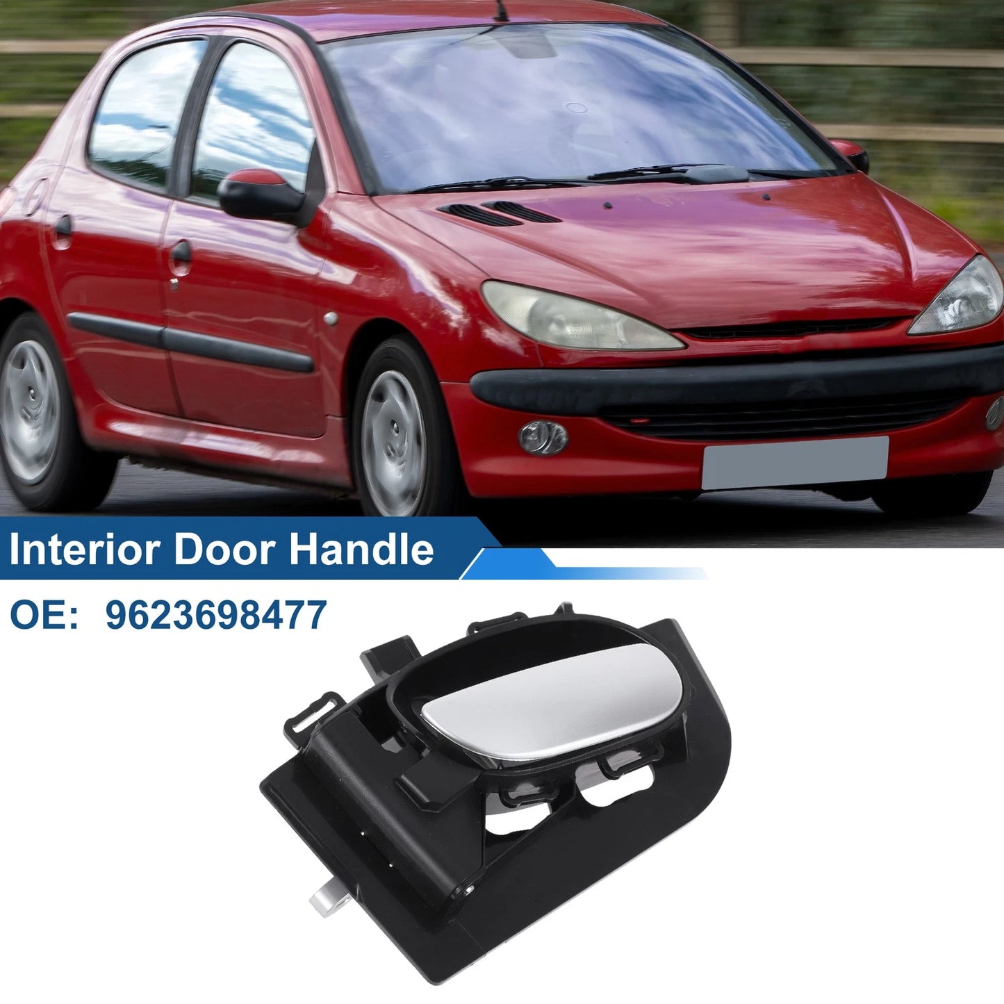 Front Passenger Side Door Handle for Peugeot 206 (1998-2006)