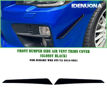 Gloss Black Side Air Vent Trims for Subaru WRX STI (2015-2021)