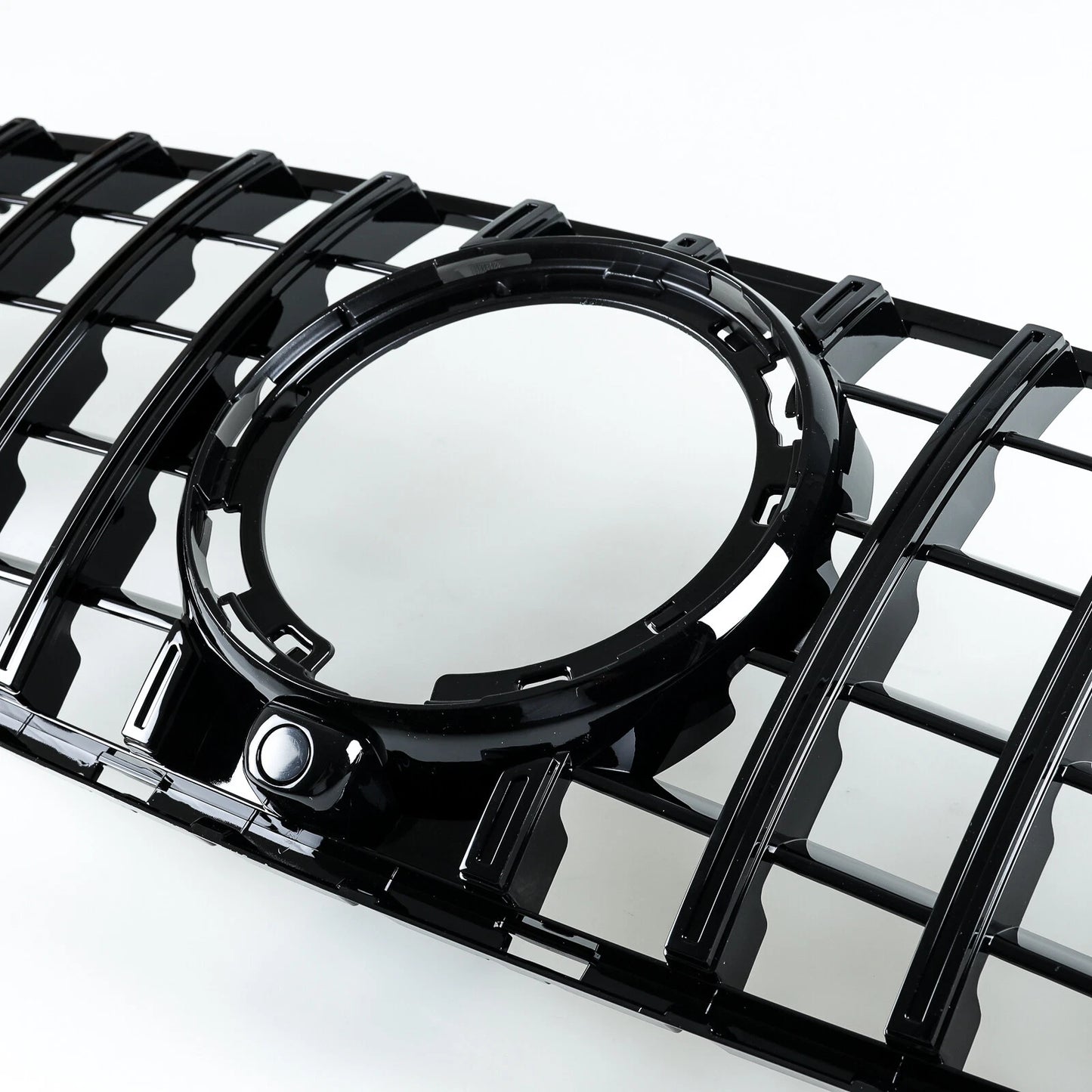 Black GT Style Front Grille for Mercedes Benz GLC-Class X253 (2020-2023)