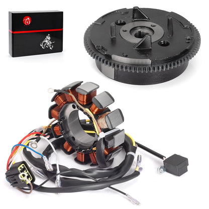 Stator and Flywheel 2 x for Polaris Sportsman 500 4X4 HO / 6x6 (2001-2006)