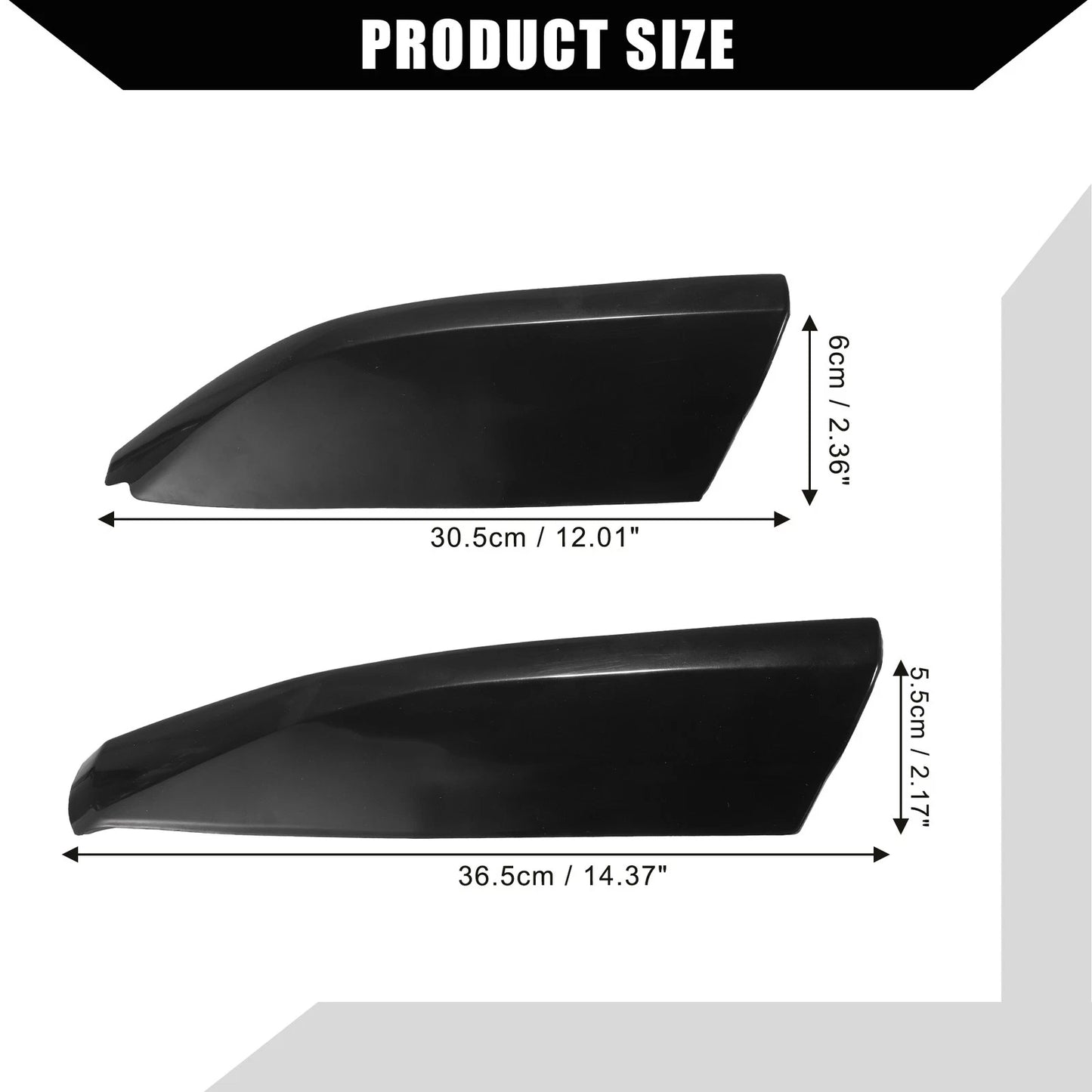 Roof Rack End Cap Covers for Toyota Highlander (2008-2013)