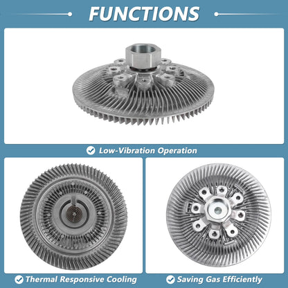 Engine Cooling Fan Clutch for Ford F-150 F-250 F-350 4.9L (1993-1996)