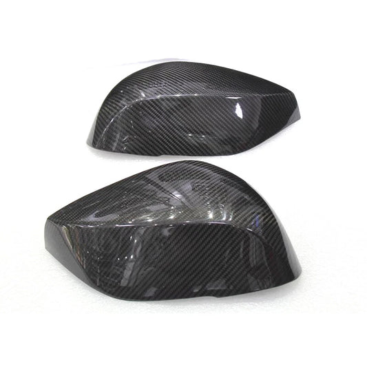 100% Carbon Fiber Add-on Side Mirror Caps Cover for Infiniti Q50 14+ / Q60 17+