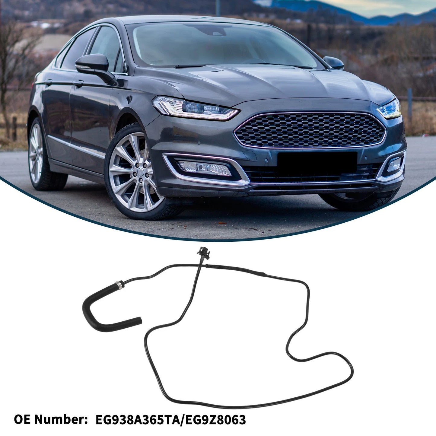 Rubber Radiator Hose for Ford Mondeo (2013)
