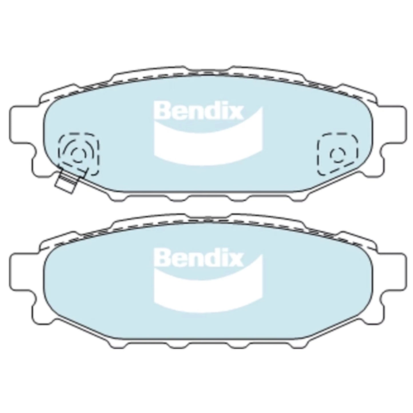 Rear Disc Brake Pad Set for Subaru Outback (2004 - 2013)