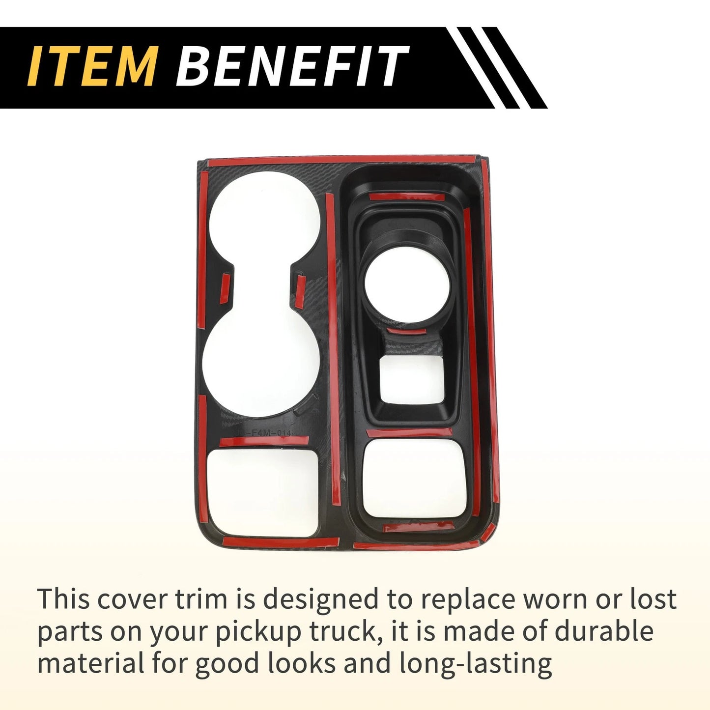 Carbon Fiber Gear Shift Frame Panel Cover for Ford Maverick (2022-2024)