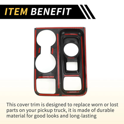 Carbon Fiber Gear Shift Frame Panel Cover for Ford Maverick (2022-2024)