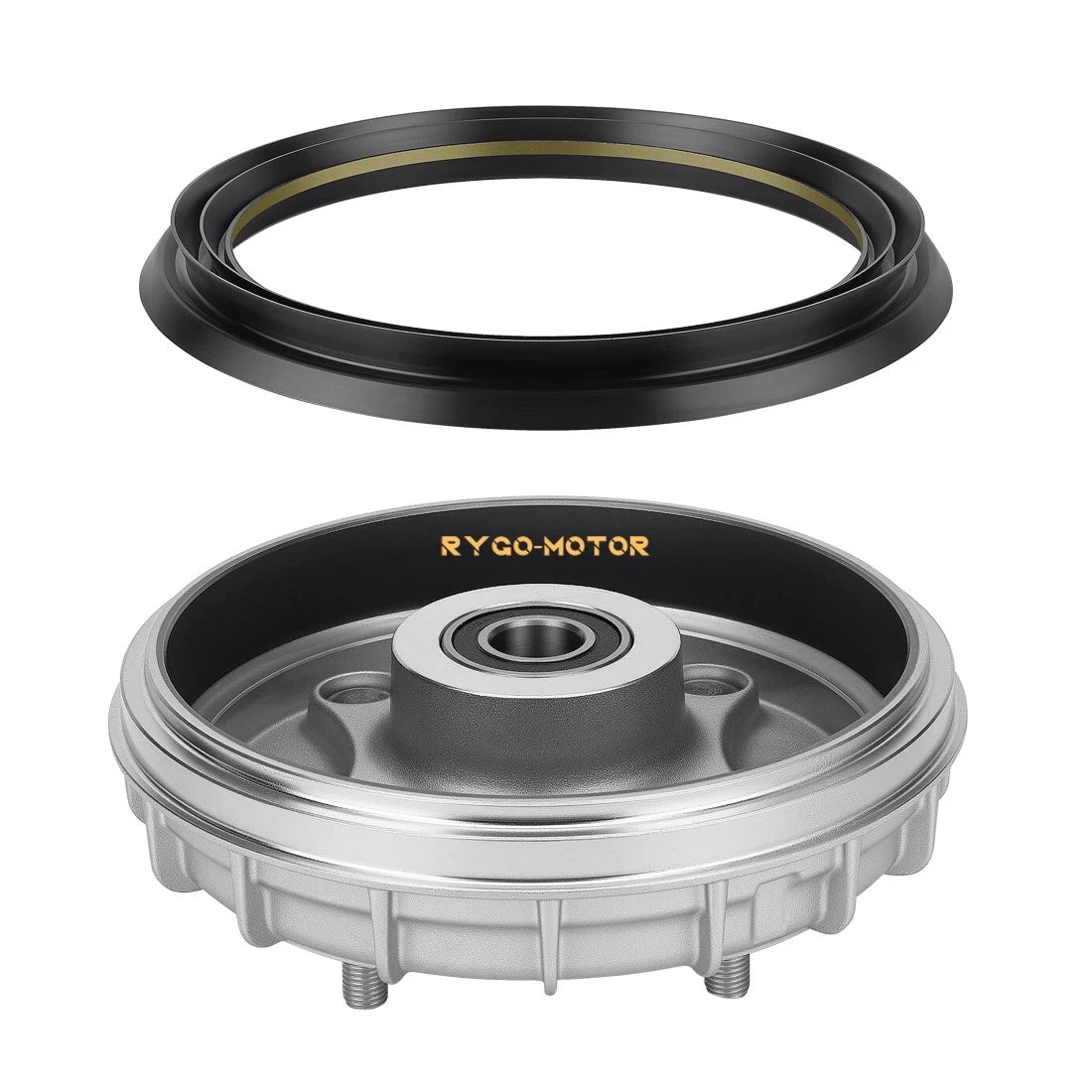 Front Brake Drum with Seal / 2 x 4 for Honda Rancher 350 ES TRX350TE (2000–2006)