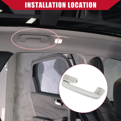 Rear Roof Handle for Ford Escape 2012-2019 Gray Plastic