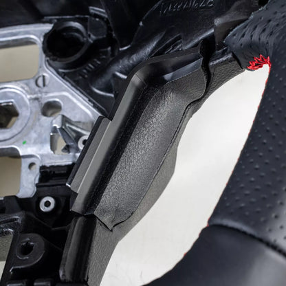 Flat Bottom Leather Steering Wheel for Ford F150 F250 F350 F450 F550 (2015-2022)
