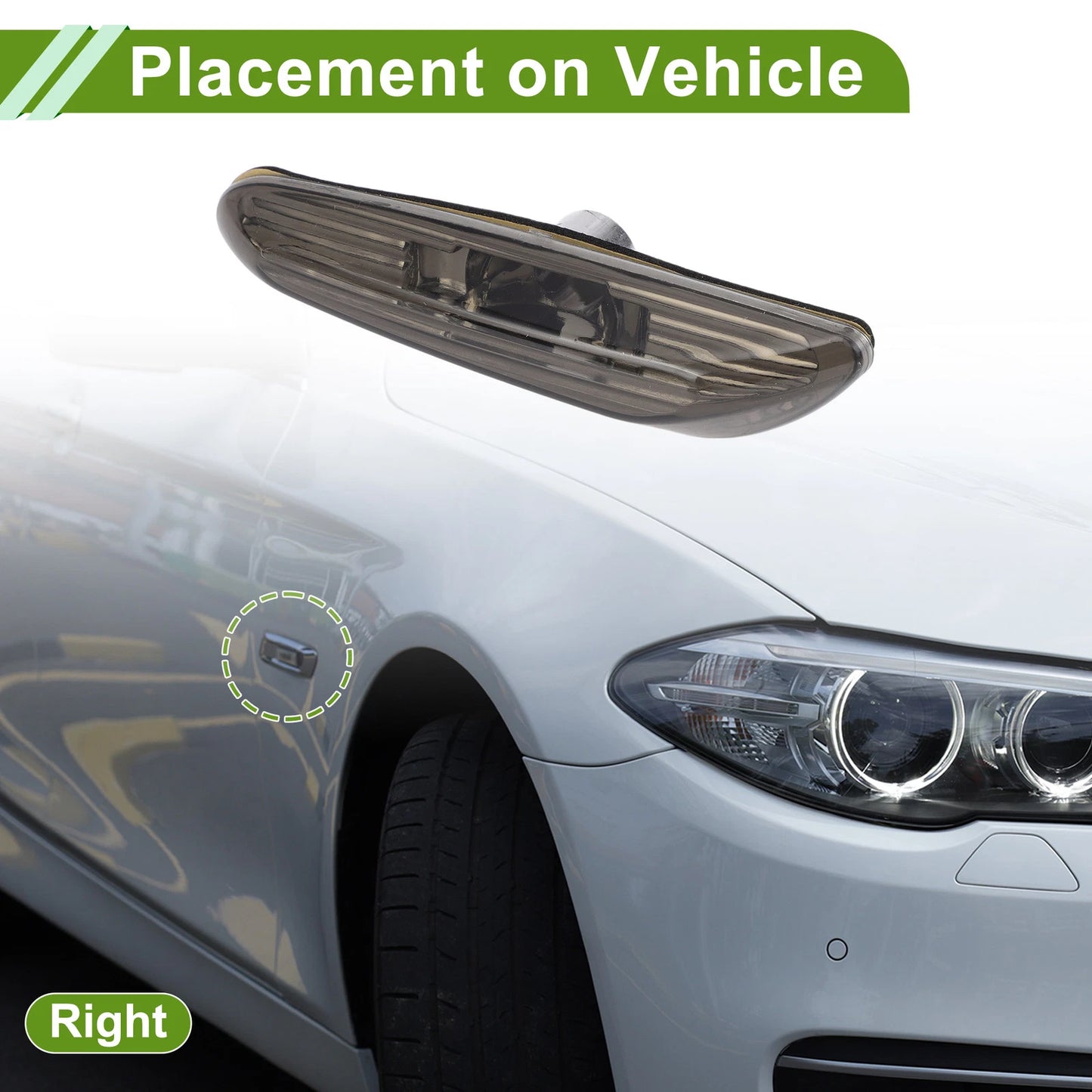 Right Side Marker Light Cover for BMW 3 Series (2002-2005)