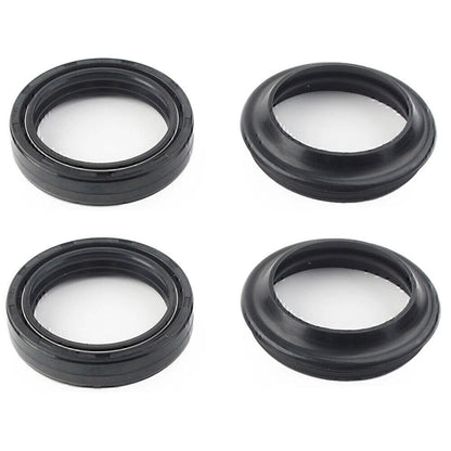 4 Pcs 33X46 MM Motorcycle Front Fork Damper Shock Absorber Seal
