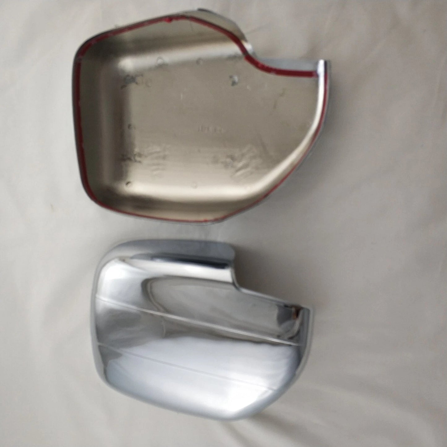 Chrome Rearview Mirror Lid Cover Trim for Toyota Land Cruiser 1998-2007