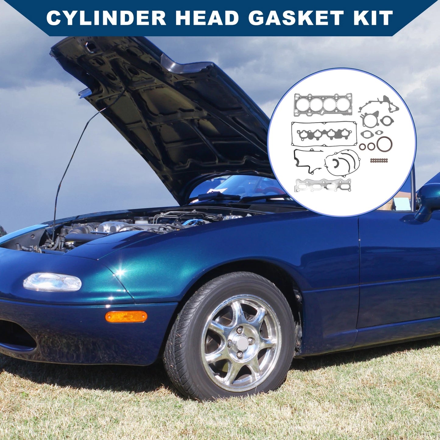 Cylinder Head Gasket Kit for Mazda B6E Engine (1989-1993)