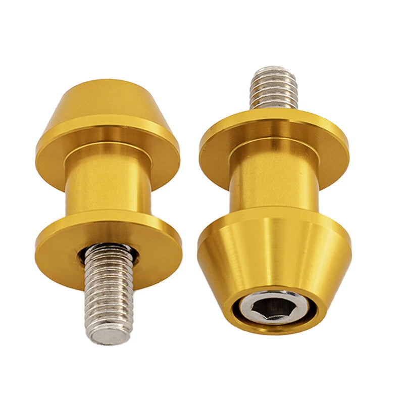Gold Swingarm Spools for Kawasaki Ninja 250 300 400 650 (2013-2023)