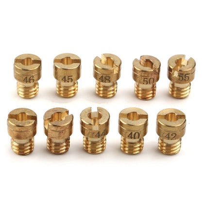 10X Main Jet M4 4mm for GY6 50cc 139QMB Scooter Keihin Carb PZ19 (2003-2023)