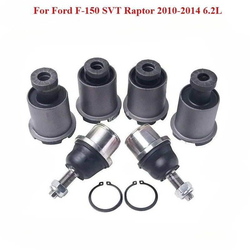 6x Front Control Arm Ball Joint Kit for Ford F-150 SVT Raptor (2010–2014)