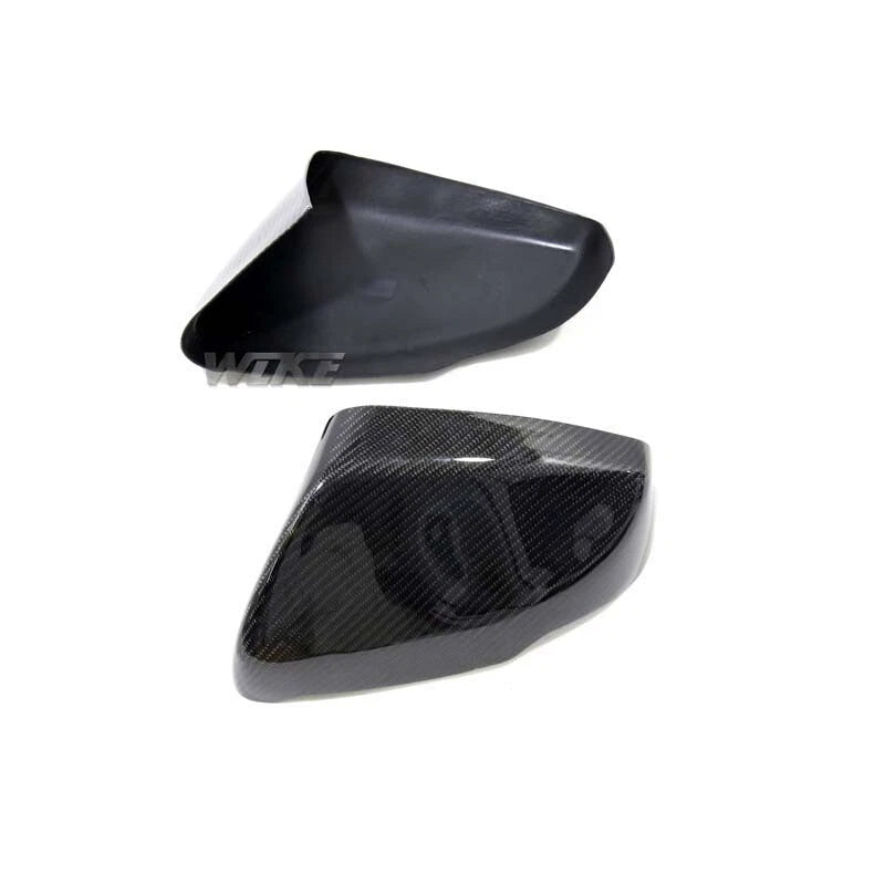 Real Carbon Fiber Mirror Cover Cap Trim For Cadillac CT5 CT6 CTS 2014-2018
