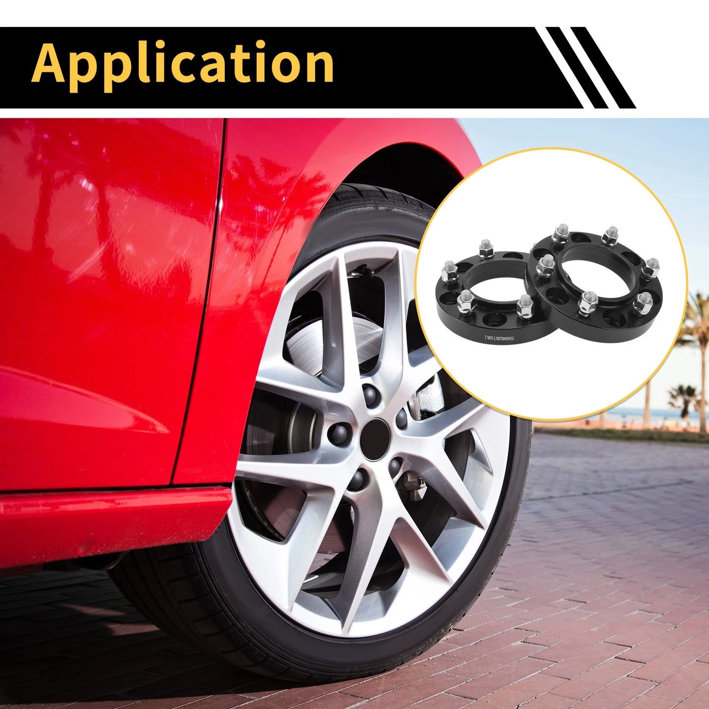 2 x 6x139.7mm Wheel Spacers for Toyota Land Cruiser