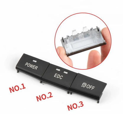 Center Console Switch Button Caps for BMW E90 E92 E93 M3 (2005-2012)