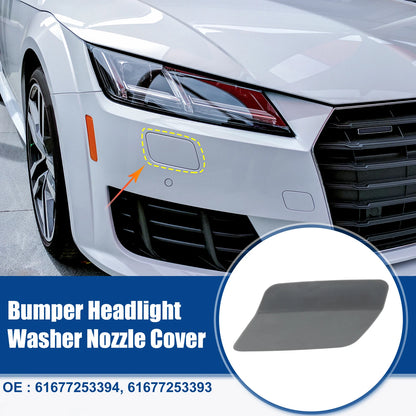 Front Bumper Headlight Washer Nozzle Covers for BMW 328i (2012-2015)