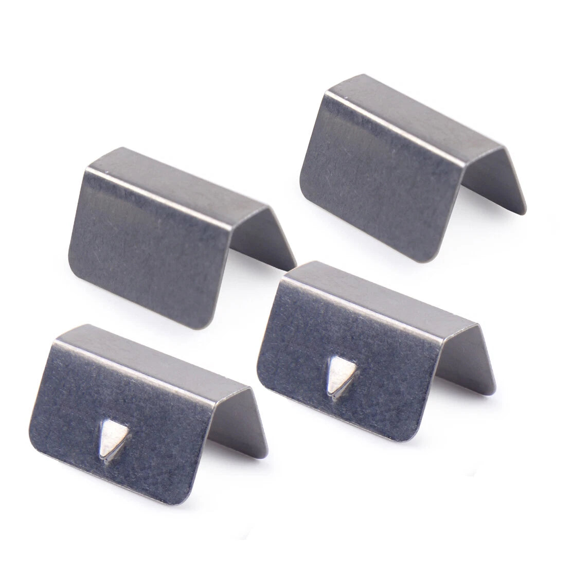 8x Stainless Steel In-Channel Rain Wind Eyebrow Deflectors for Car Model