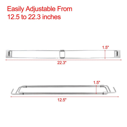RV Adjustable Bars Tension-Style Stainless Steel Rods for Food