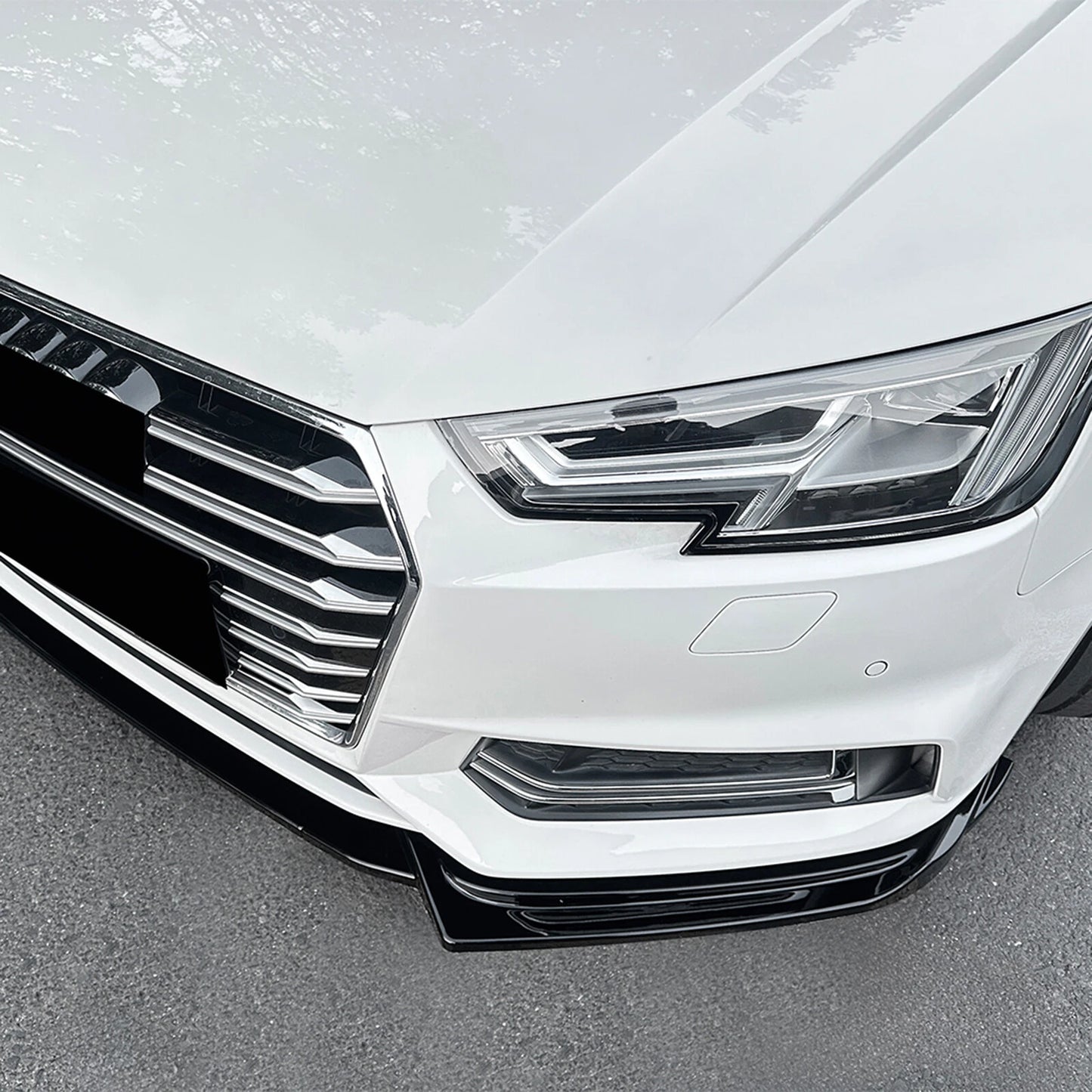 Front Spoiler Lip Splitter Kit for Audi A4 B9 Sline (2017-2019)