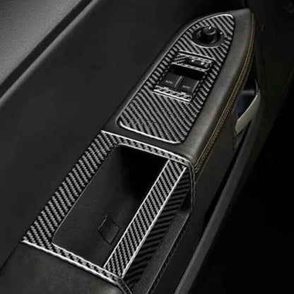 Carbon Fiber Interior Door Pusher Panel Cover for 2008-2014 Dodge Challenger