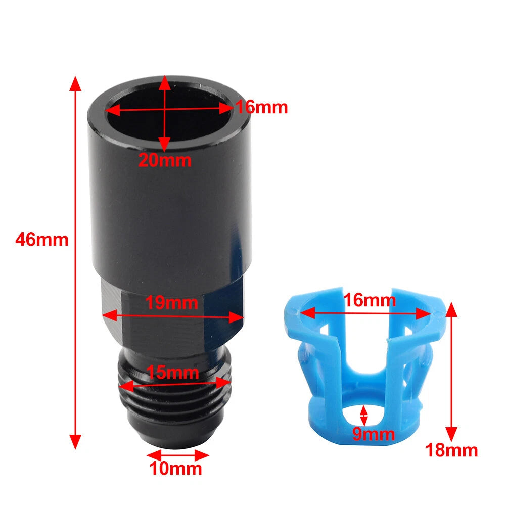 3/8" Female SAE Quick-Disconnect EFI Fuel Rail Fitting for Make & Model
