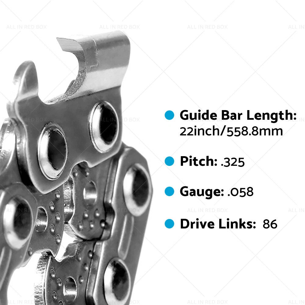 Tungsten Carbide Chainsaw Chain .325 .058 86DL for Baumr-AG Husqvarna