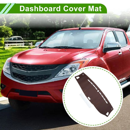 Dashboard Cover Mat for Mazda BT50 2007-2023 - Brown