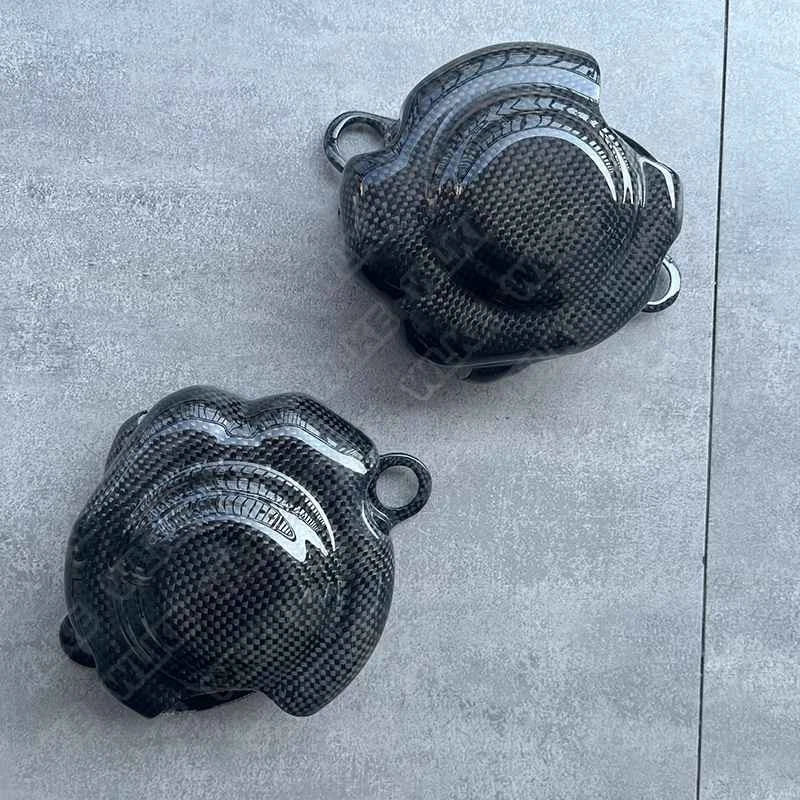 REAL Carbon Fiber Fuel Pump Covers for Ferrari 458 Italia Spider 2010-2015