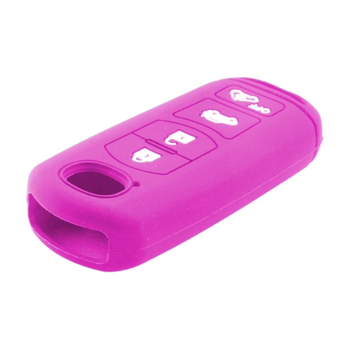 Purple Silicone Remote Control Key Cover for Mazda 3, 5, 6, CX-5, CX-7, CX-9