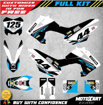 Full Custom Decal Kit for Honda CRF 125 (2013-2021)