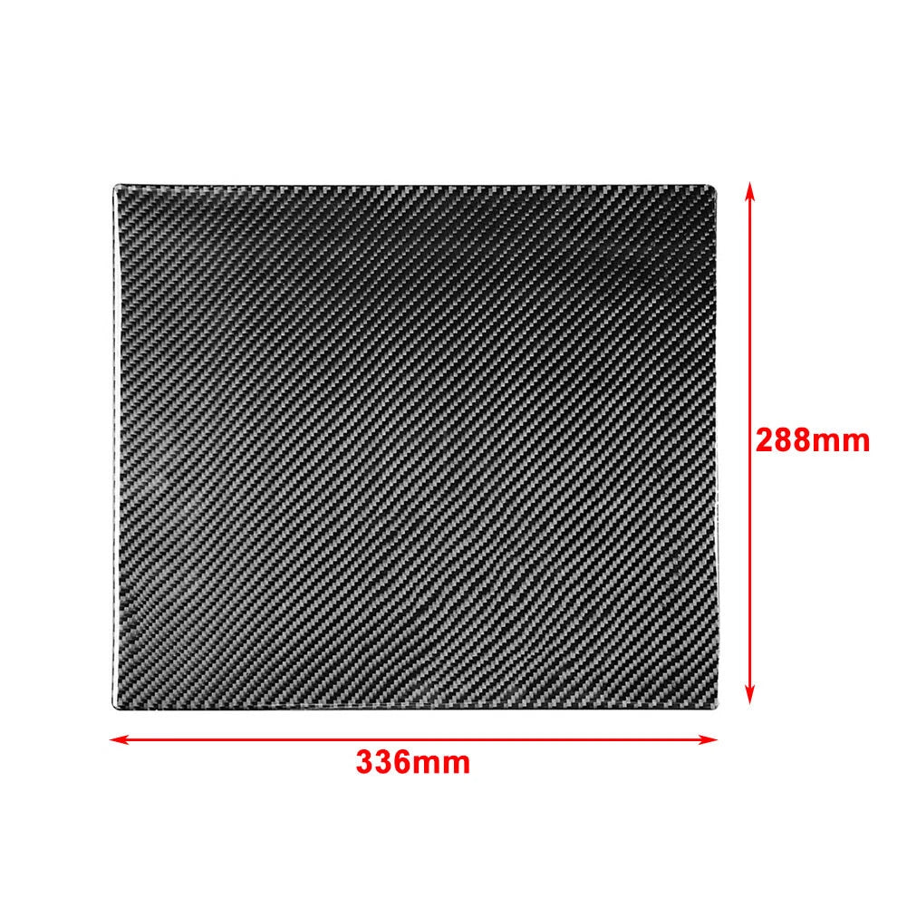 Carbon Fiber Rear Seat Anti-Kick Panel Trim for Toyota Tundra (2014-2021)