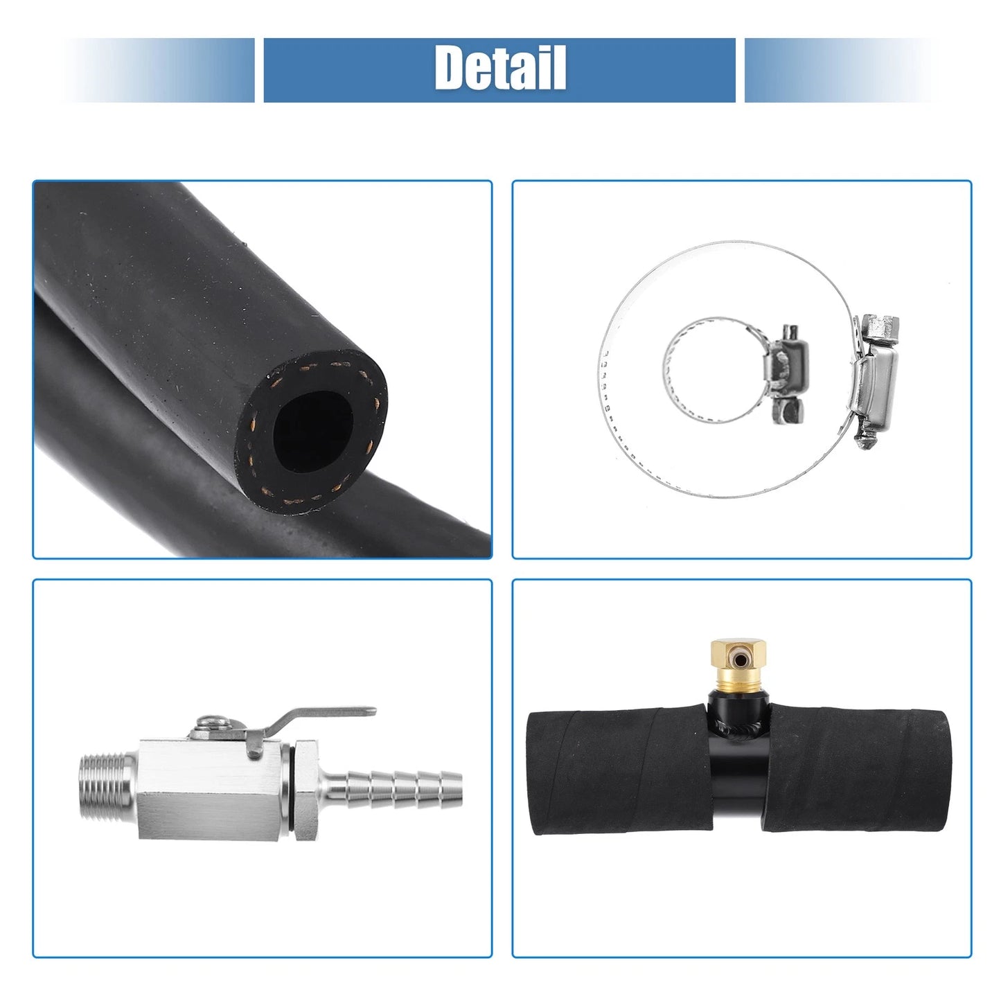 Auxiliary Fuel Tank 1-3/4 Fill Line for Dodge Diesel