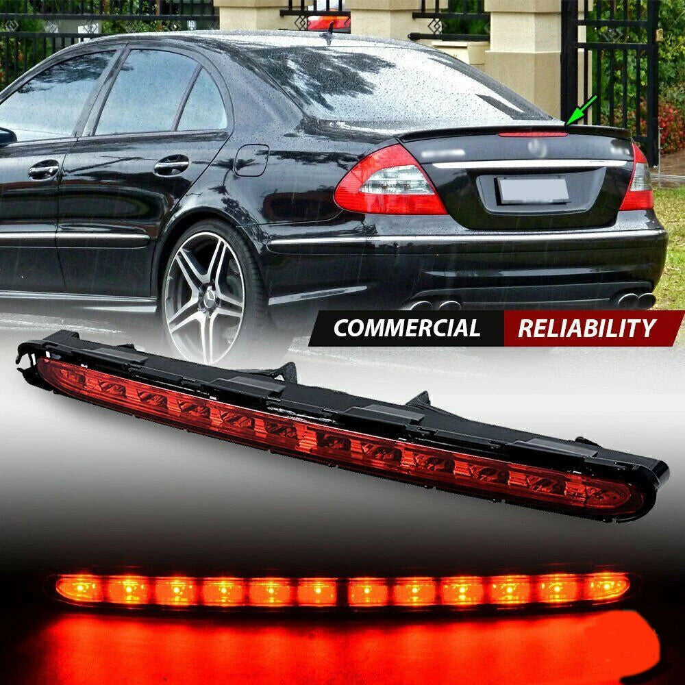 High Mount Third Brake Light LED for Mercedes Benz W211 E350 E500 (2003-2009)