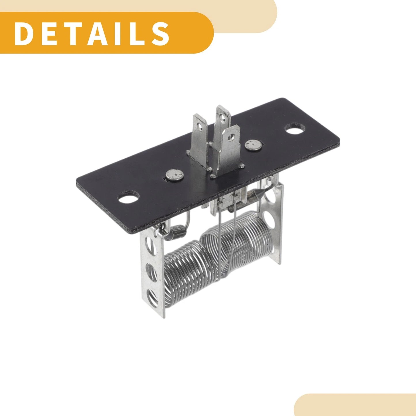 HVAC Blower Motor Resistor for Cars - Plastic Metal 1 Pcs
