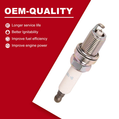4pcs Spark Plugs for Audi A3 A4 A5 A6 R8 TT Skoda Octavia VW Passat Golf