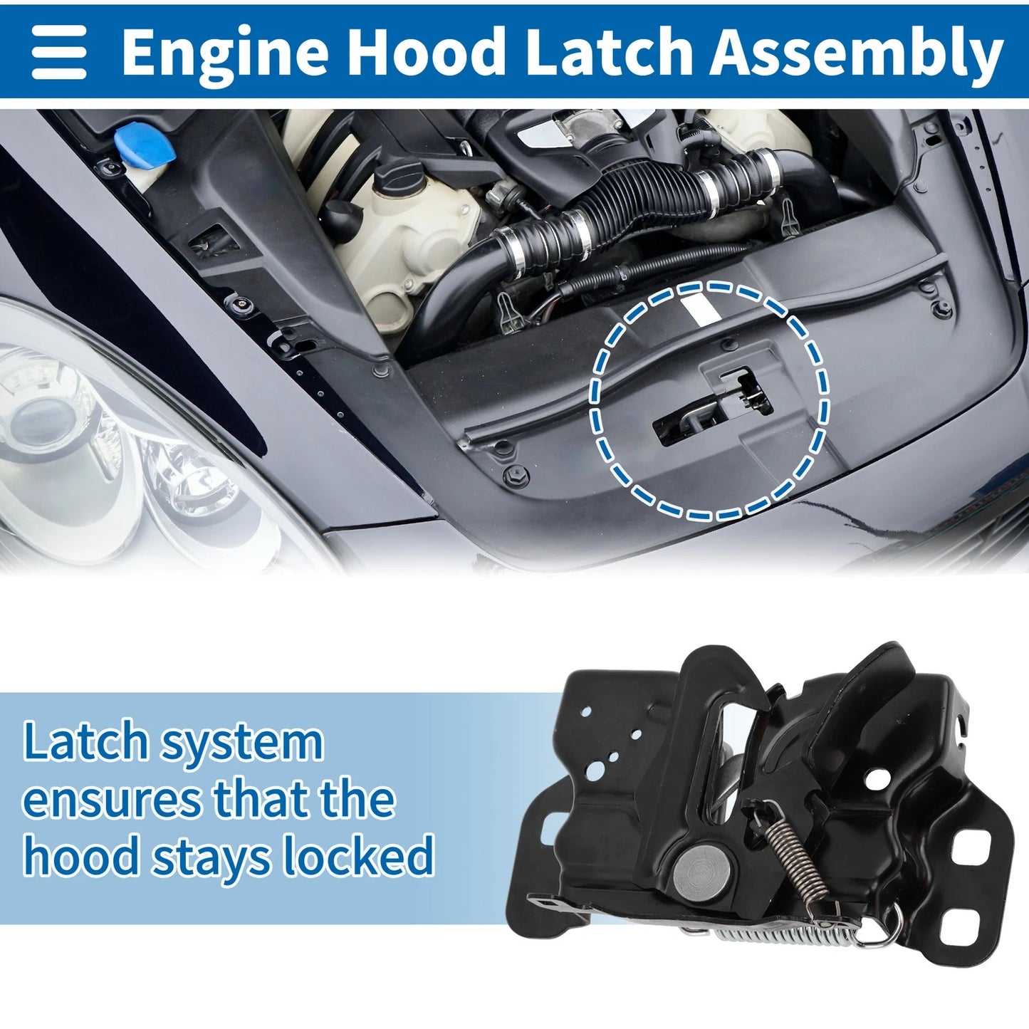 Hood Latch Assembly for Chrysler 200 (2011-2014)