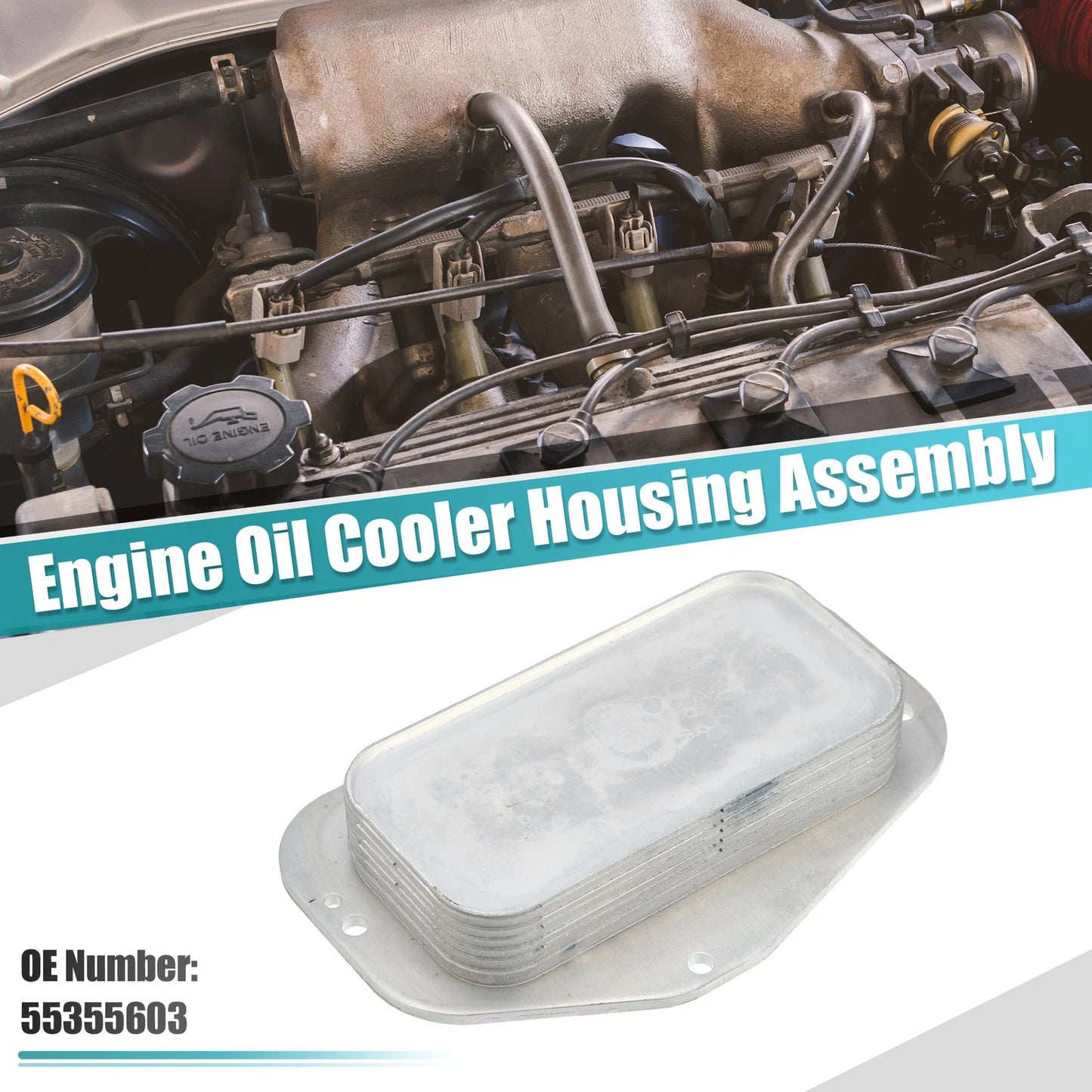 Oil Cooler Housing with Gasket Sensor for Chevrolet Aveo