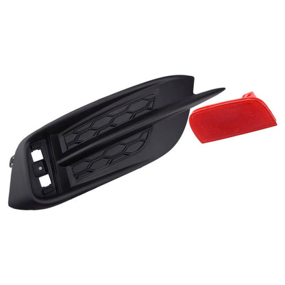Left Rear Fog Light Bezel with Red Reflector for Honda Civic (2016-2021)