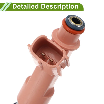 Fuel Injector 1 x Pink Silver Tone for Toyota Corolla (2009-2013)