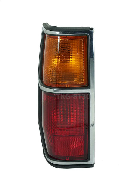 Left Tail Light Lamp Chrome Black Trim for Nissan Datsun 720 (1982-1984)
