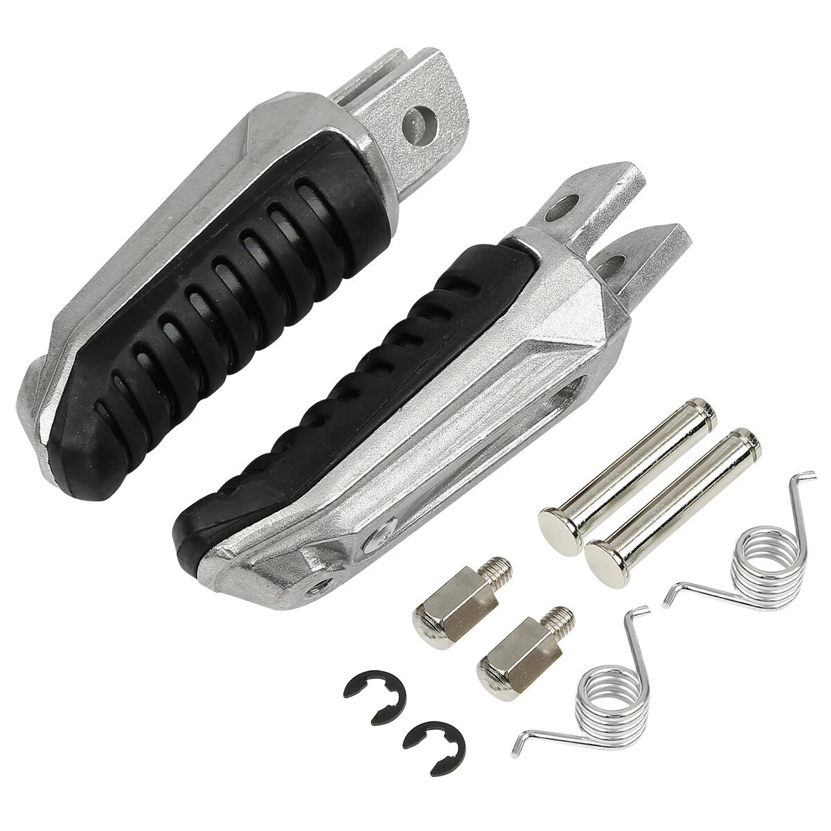 Driver Passenger Footpegs Footrest for Suzuki Hayabusa GSX1300R (2008-2012)