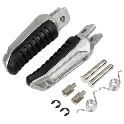 Driver Passenger Footpegs Footrest for Suzuki Hayabusa GSX1300R (2008-2012)