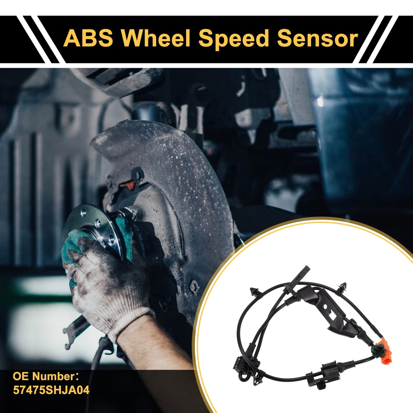 ABS Wheel Speed Sensor for Honda Civic (2006-2011) 1 x Left Rear