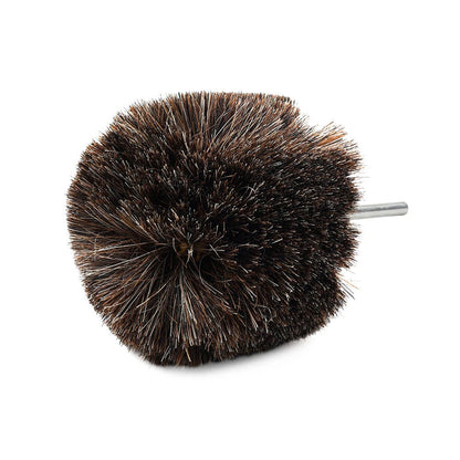 4" Horsehair Polishing Wheel Buffing Brush for Wood & Metal Rotary Tool